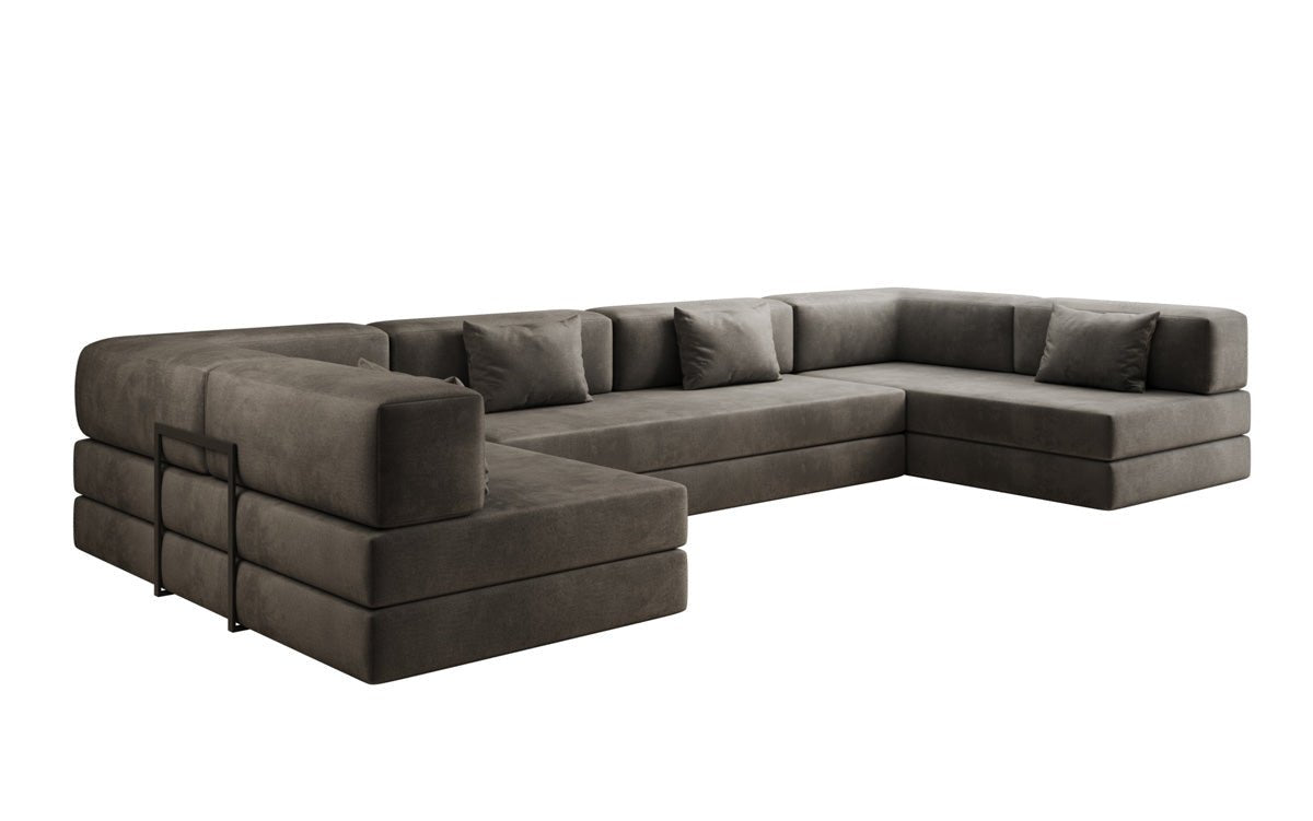 Designer Sofa Lazy U i Velour