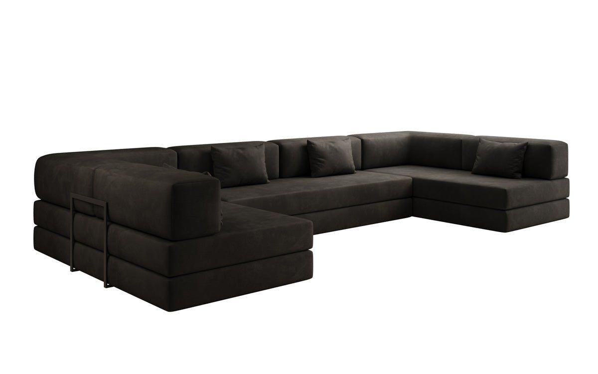 Designer Sofa Lazy U i Velour