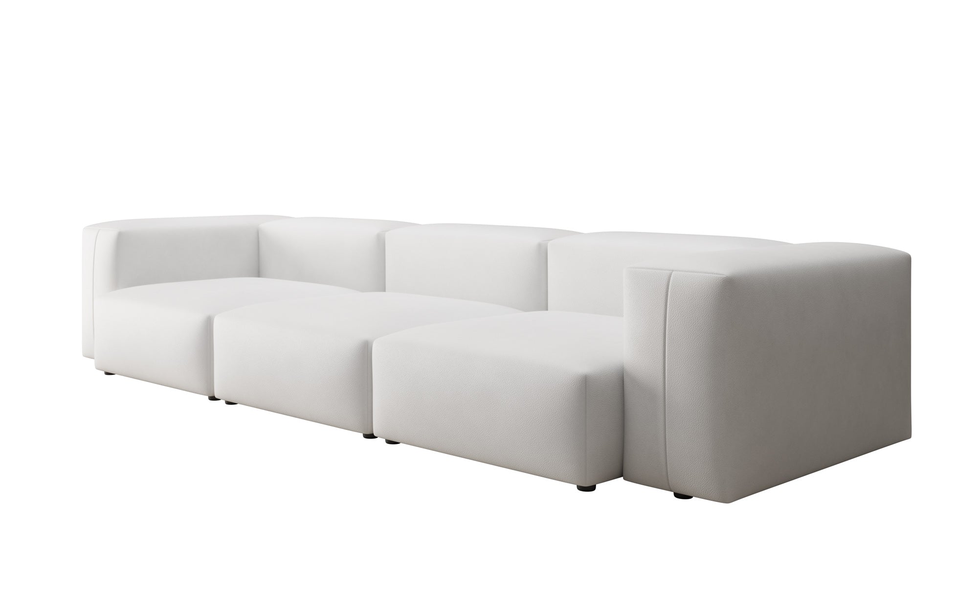Designer 3-personers sofa Snug i ægte læder