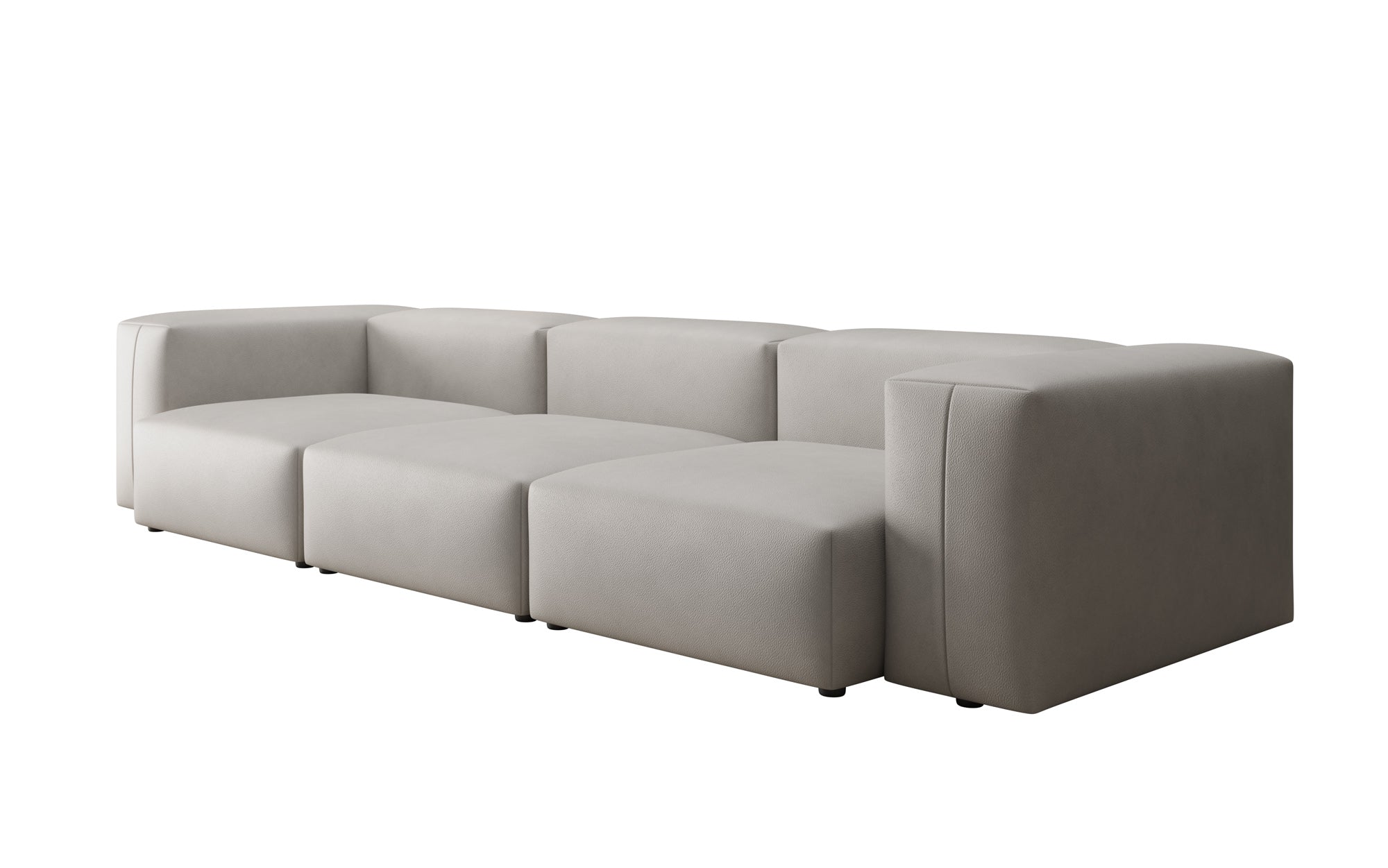Designer 3-personers sofa Snug i ægte læder