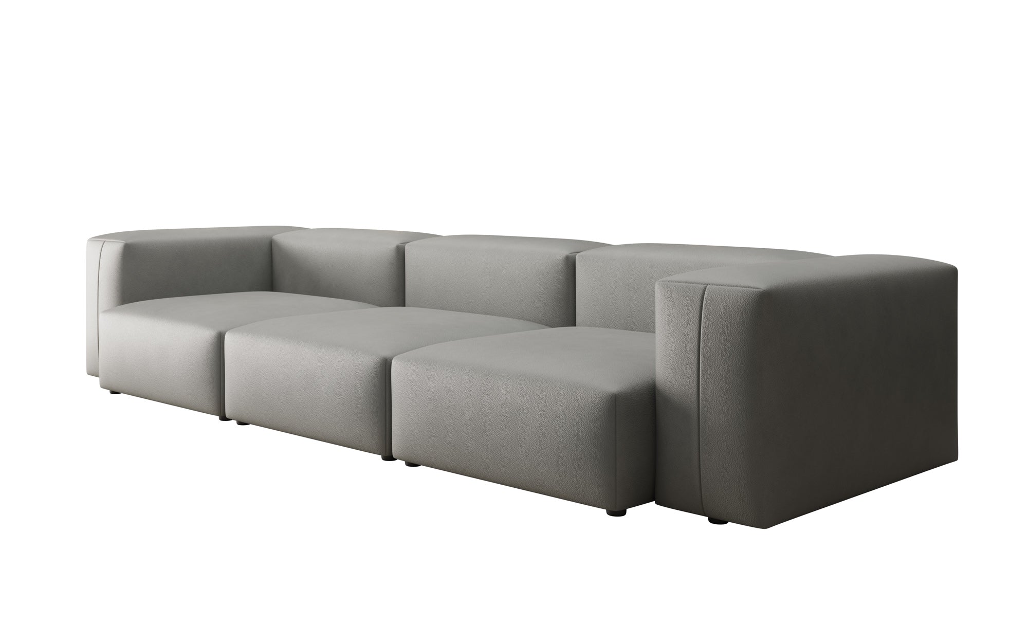 Designer 3-personers sofa Snug i ægte læder