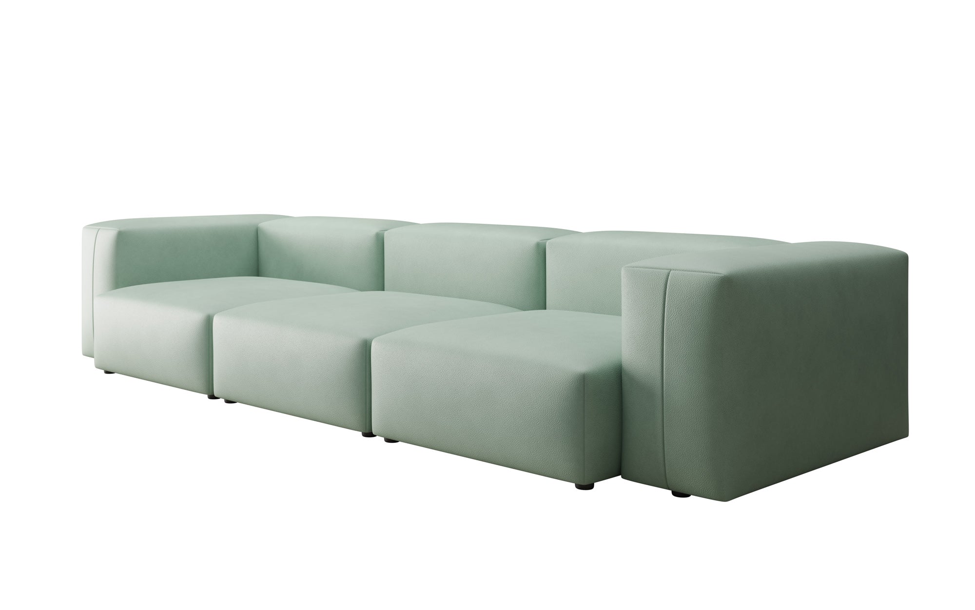 Designer 3-personers sofa Snug i ægte læder