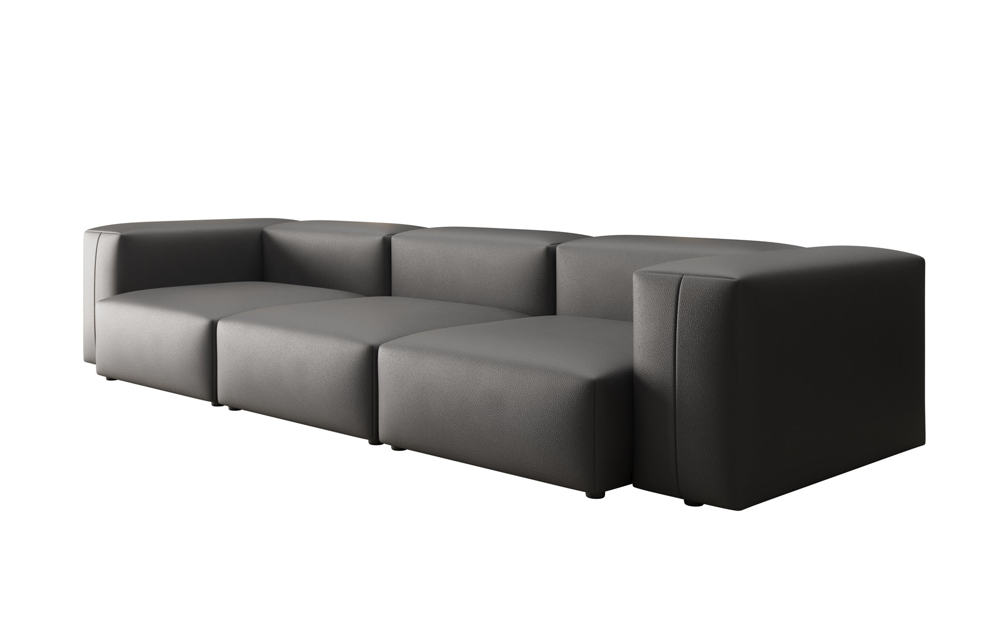 Designer 3-personers sofa Snug i ægte læder