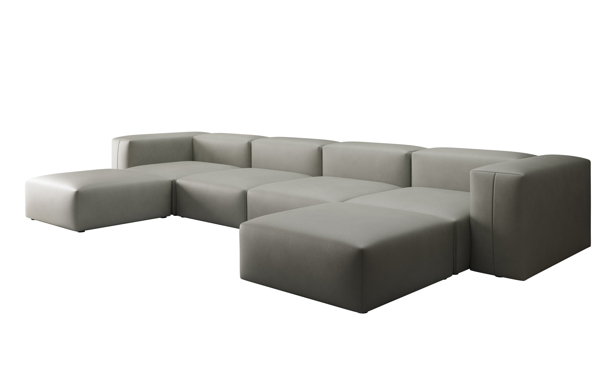 Designer U Sofa Snug i ægte læder