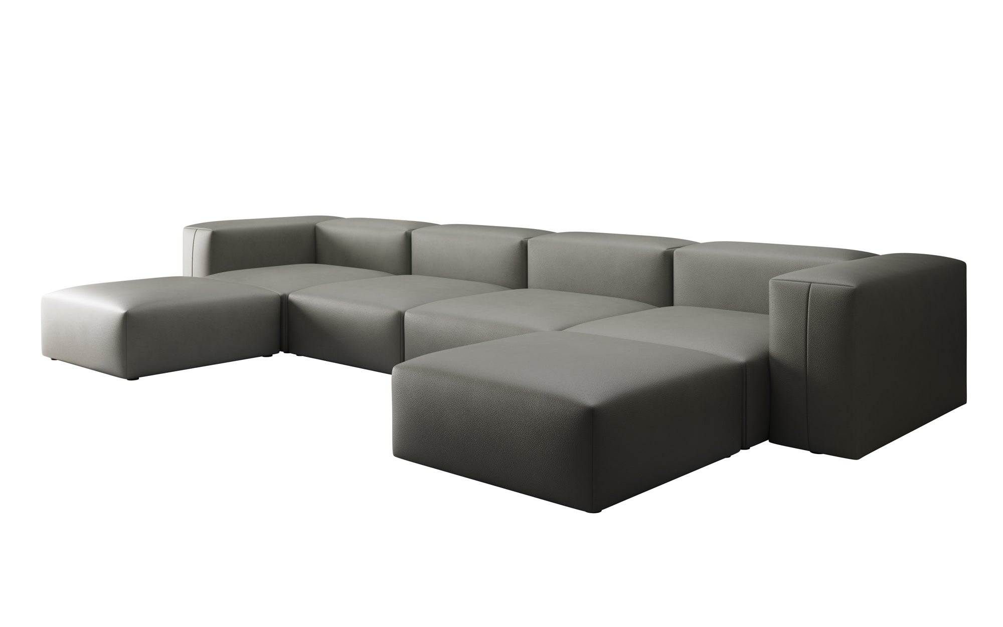 Designer U Sofa Snug i ægte læder