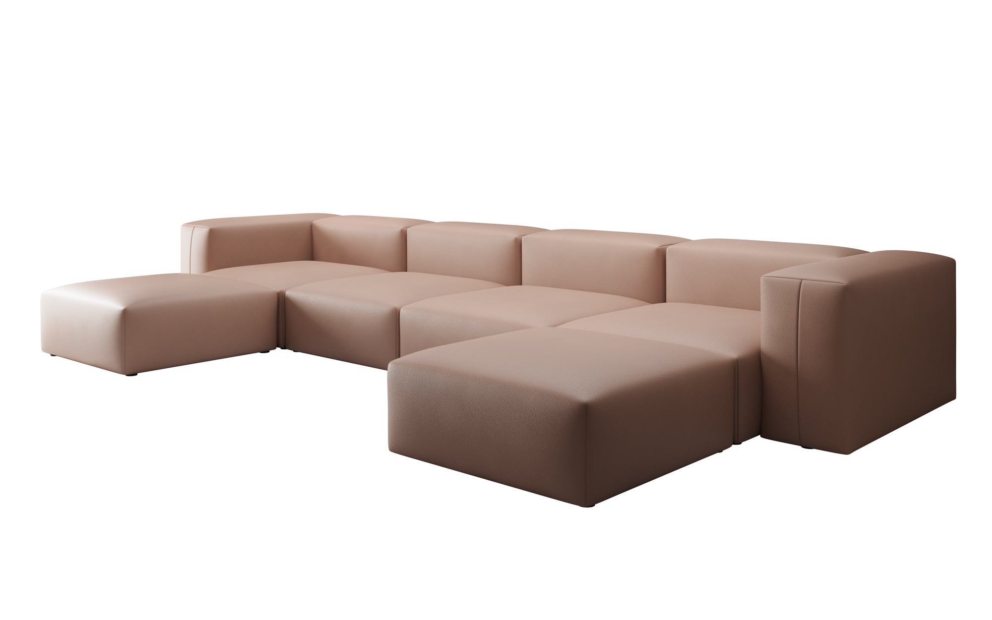 Designer U Sofa Snug i ægte læder