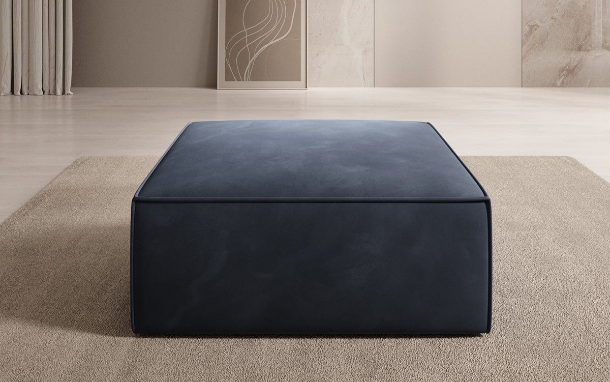 Beistellhocker Lesley in Velour