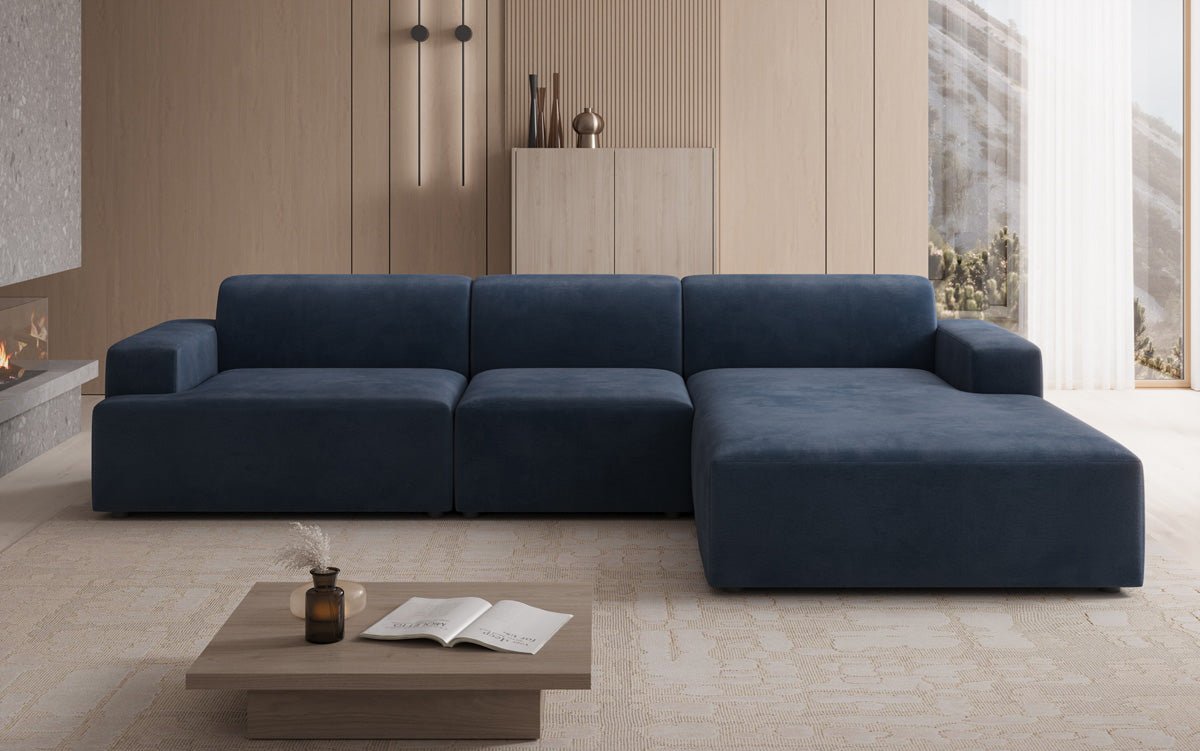 Designer Sofa Monza L Maxi in Velour