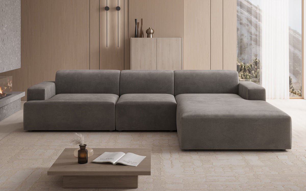 Designer Sofa Monza L Maxi in Velour