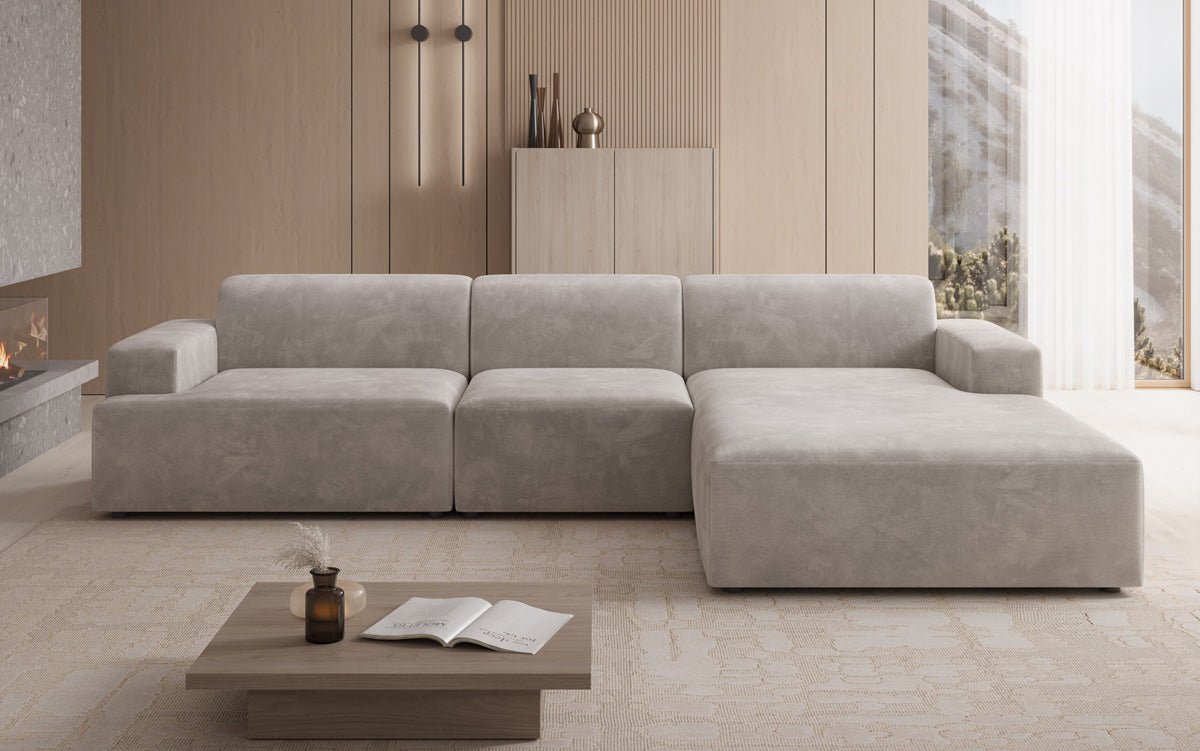 Designer Sofa Monza L Maxi in Velour