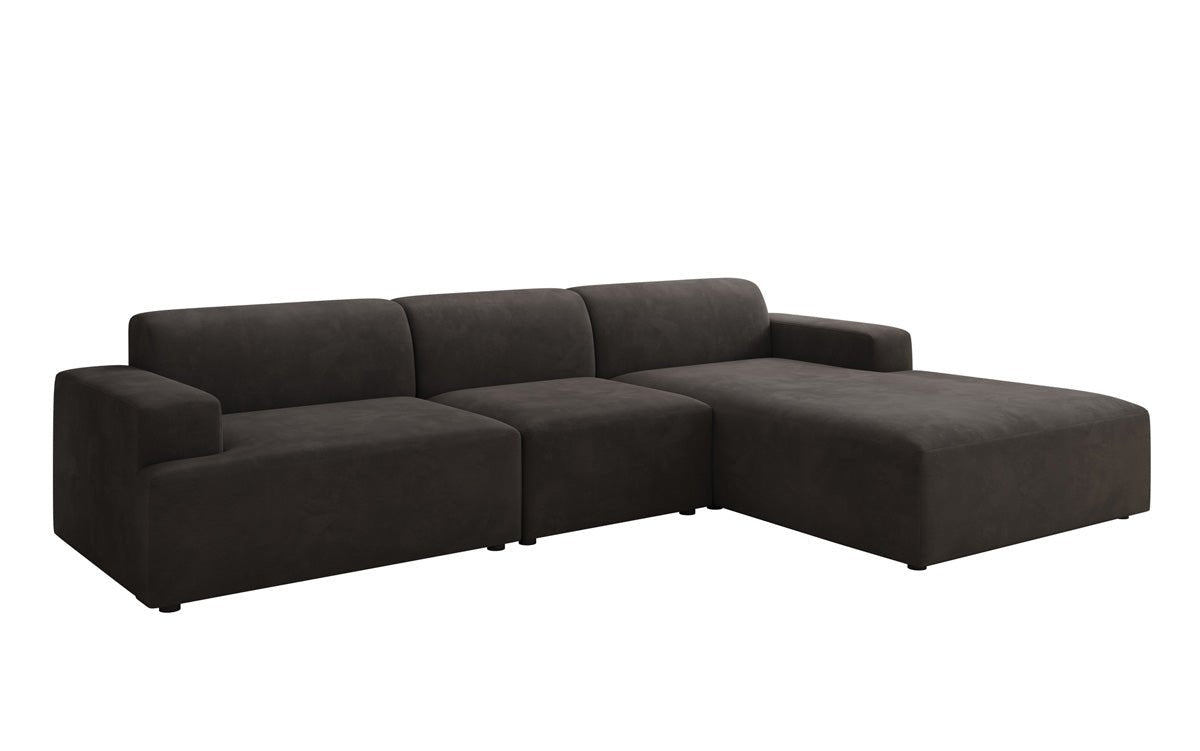 Designer Sofa Monza L Maxi in Velour