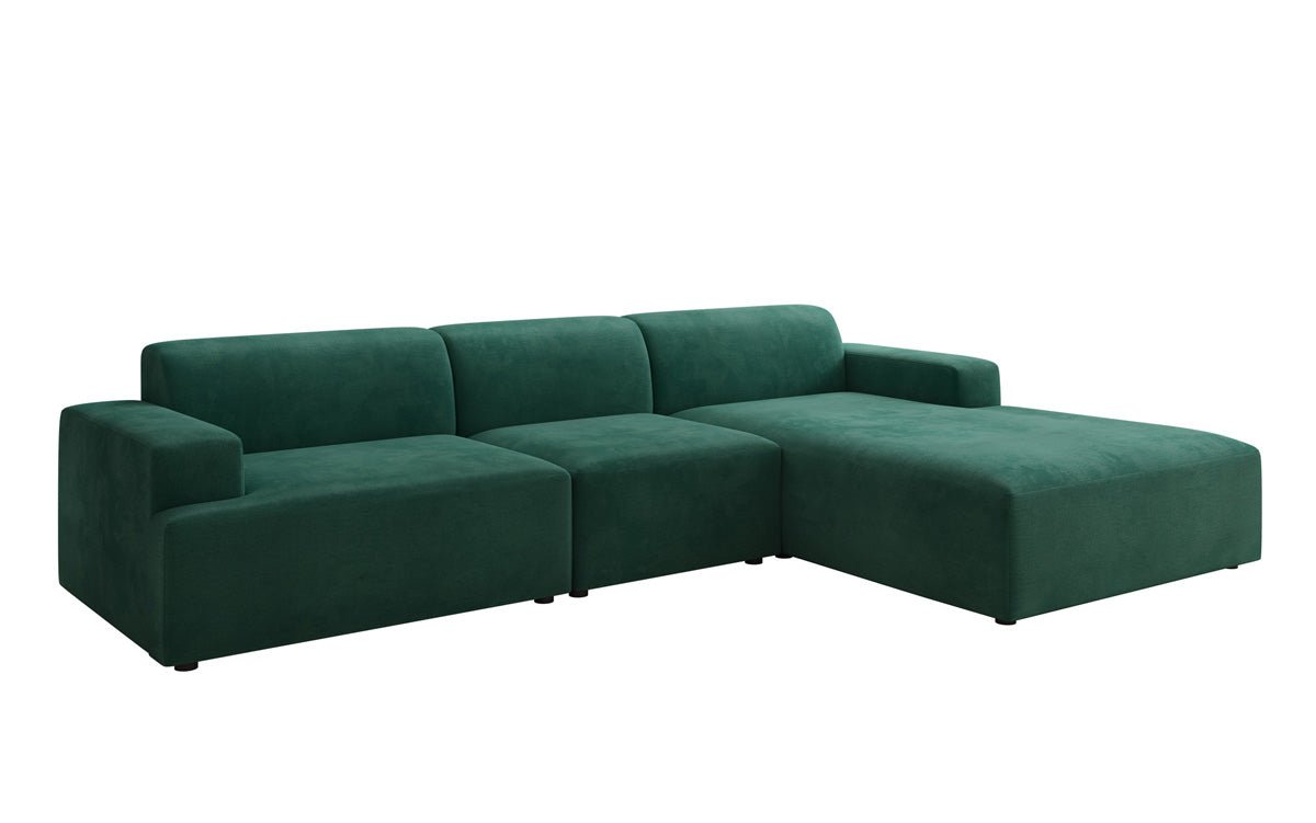 Designer Sofa Monza L Maxi in Velour