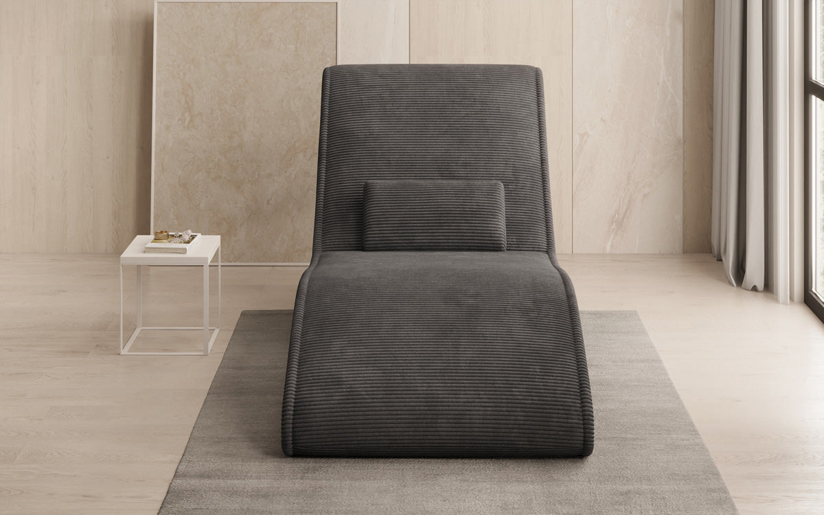 Designer Relax-Liege Lunaris 80 i Cordfløjl