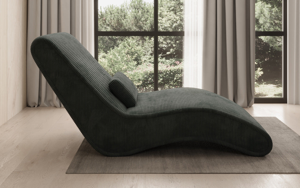 Designer Relax-Liege Lunaris 80 i Cordfløjl