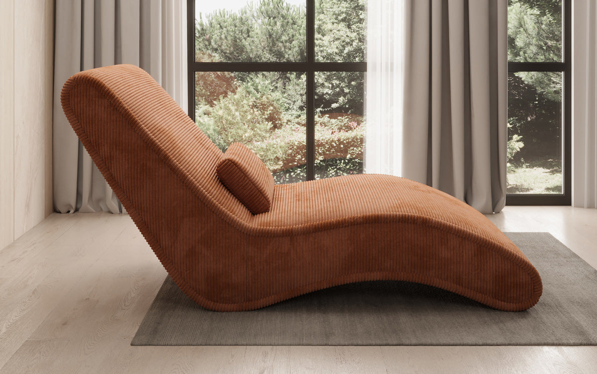Designer Relax-Liege Lunaris 80 i Cordfløjl