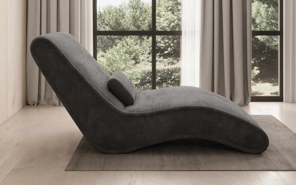 Designer Relax-Liege Lunaris 80 i Cordfløjl