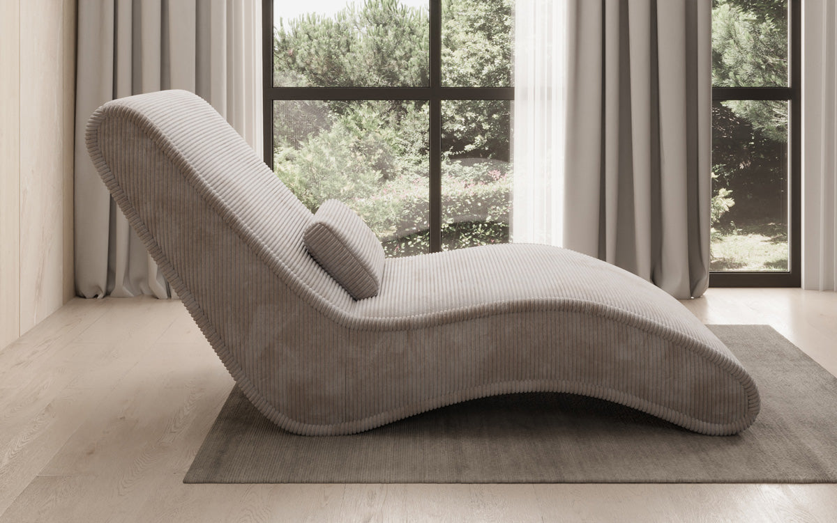 Designer Relax-Liege Lunaris 80 i Cordfløjl