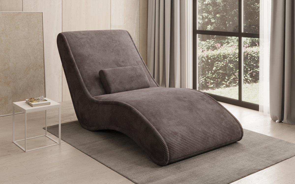 Designer Relax-Liege Lunaris 80 i Cordfløjl