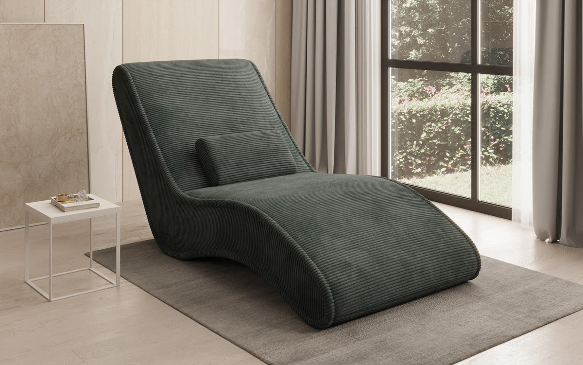 Designer Relax-Liege Lunaris 80 i Cordfløjl
