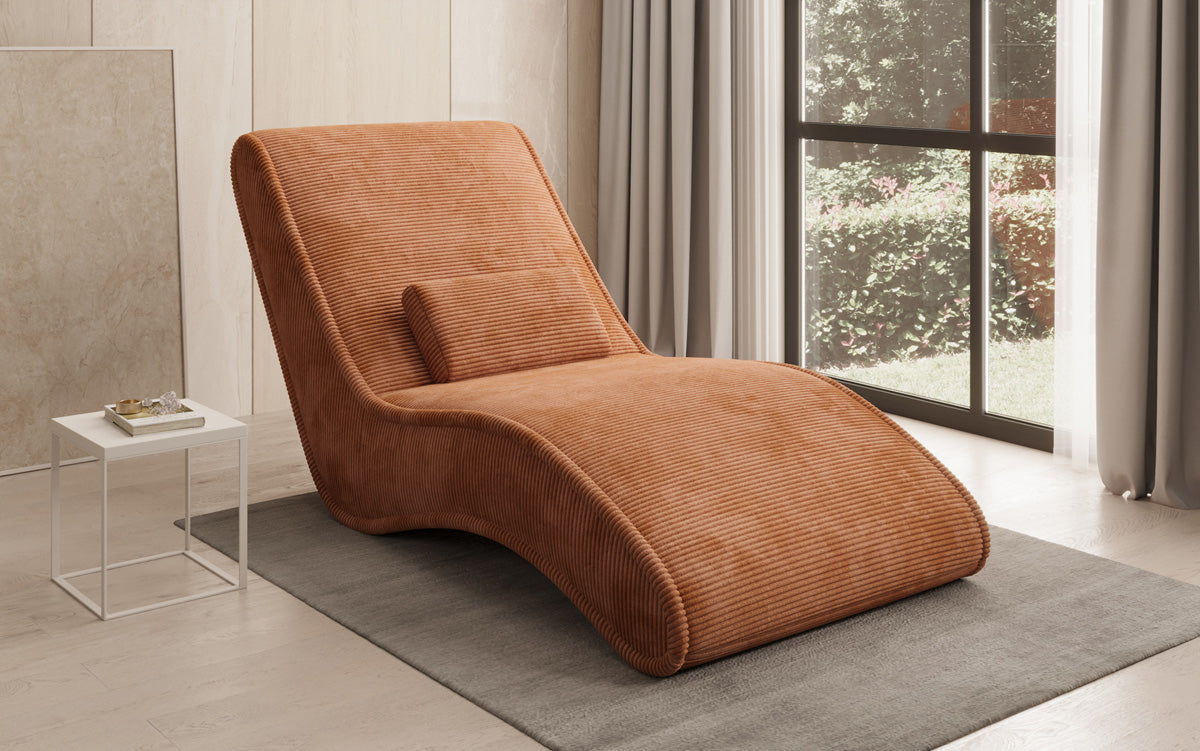 Designer Relax-Liege Lunaris 80 i Cordfløjl