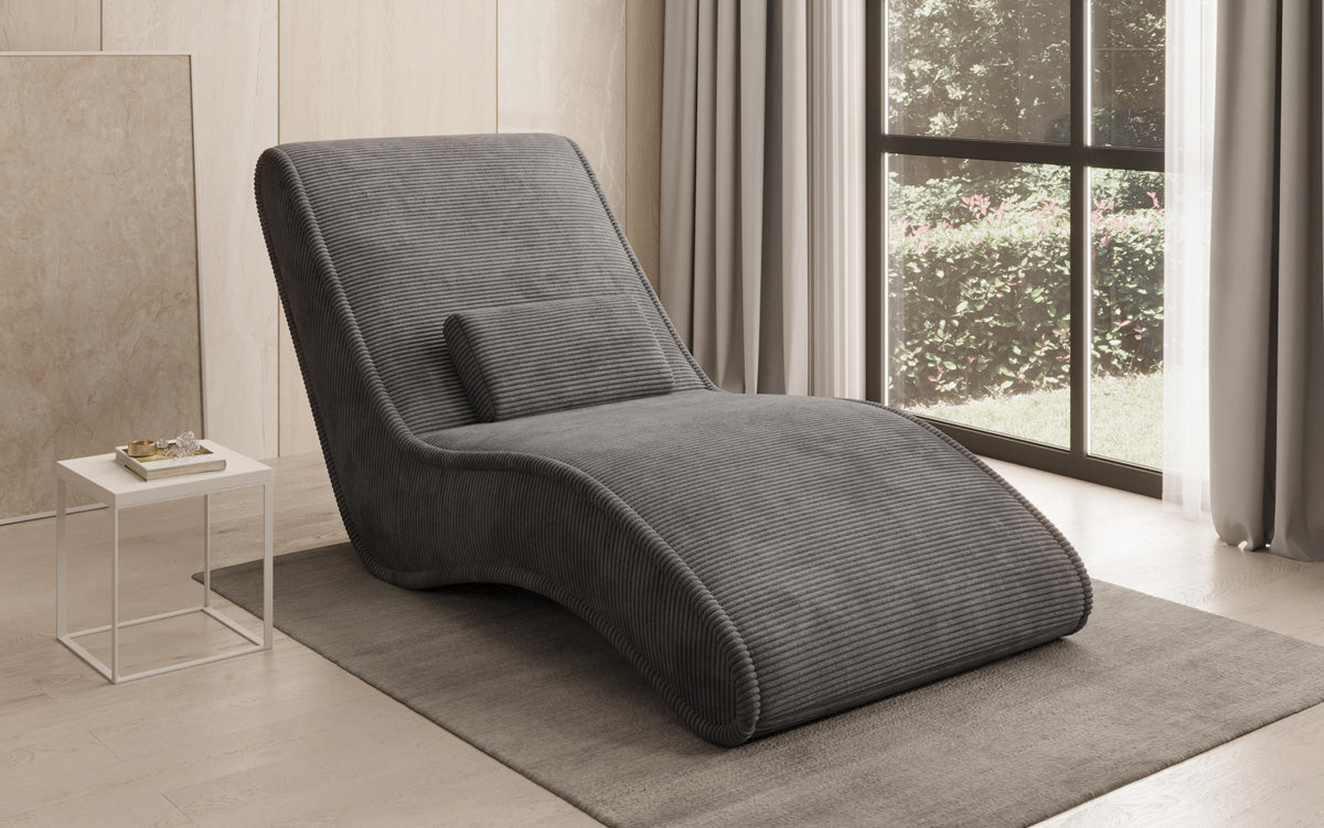Designer Relax-Liege Lunaris 80 i Cordfløjl