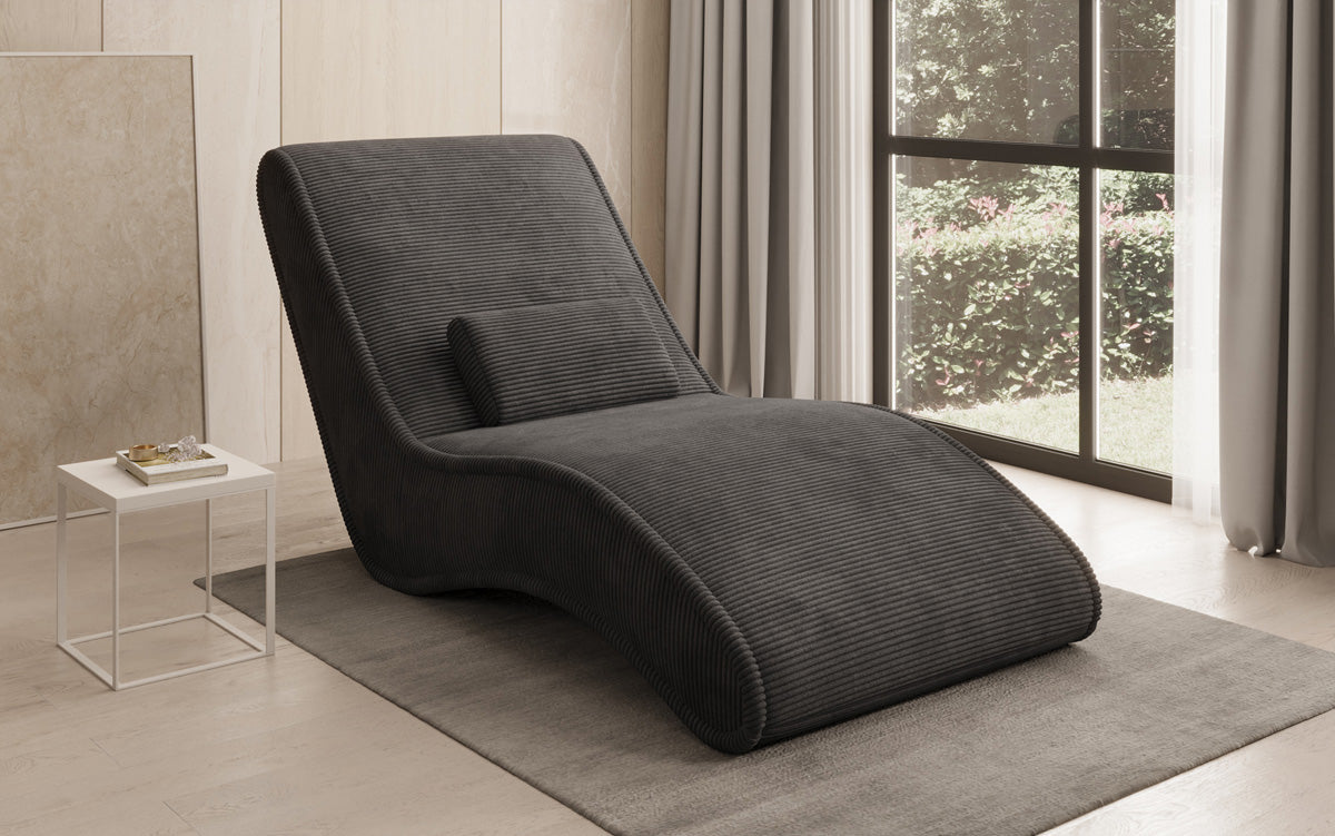 Designer Relax-Liege Lunaris 80 i Cordfløjl