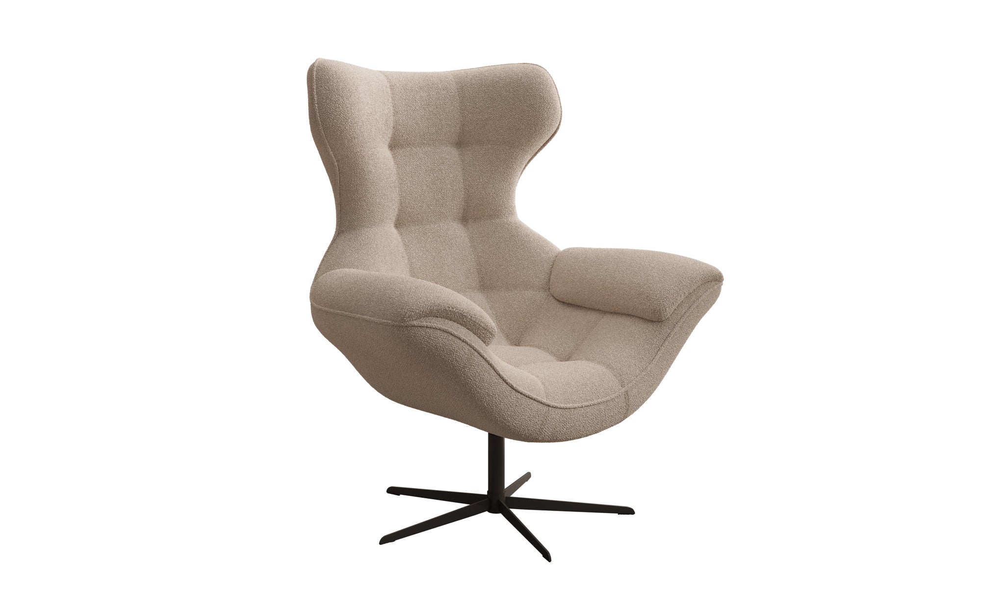 Designer Sofa-Sessel Aurelio i Bouclé