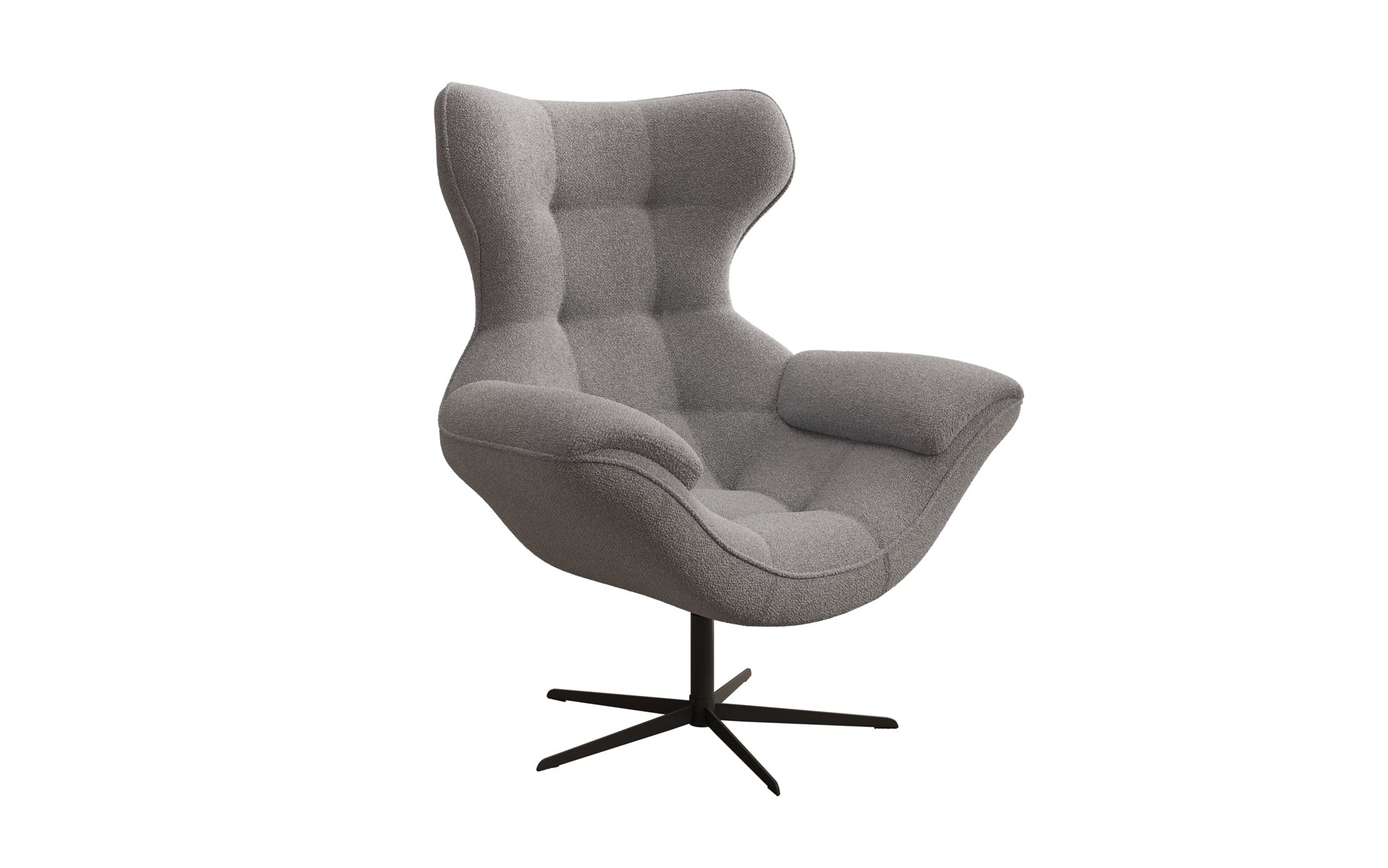 Designer Sofa-Sessel Aurelio i Bouclé