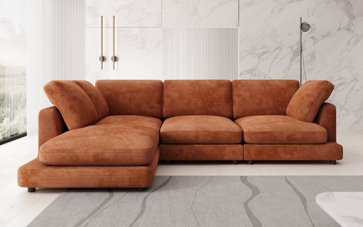 Designer Sofa Thalessa L i Cordfløjl