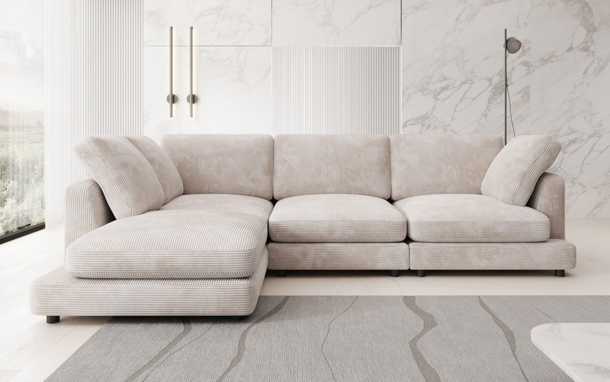 Designer Sofa Thalessa L i Cordfløjl