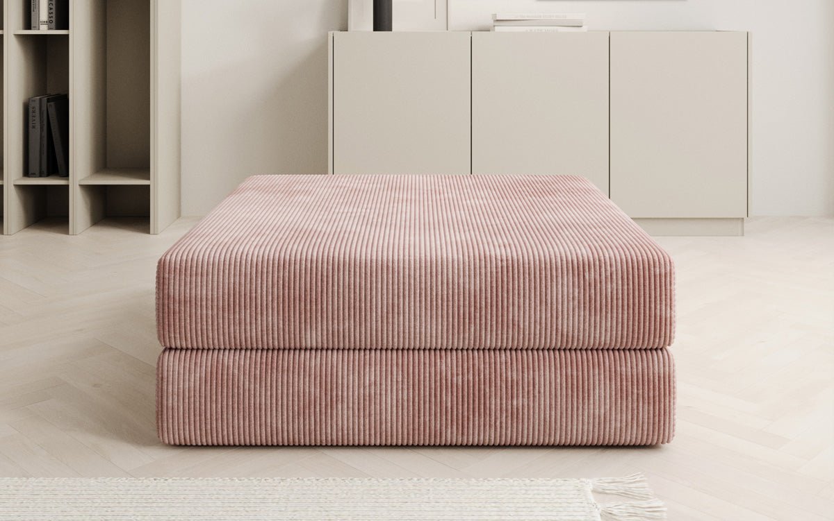 Beistellhocker Lazy i Cordfløjl