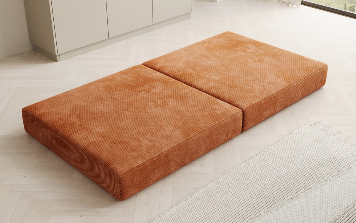 Beistellhocker Lazy i Cordfløjl