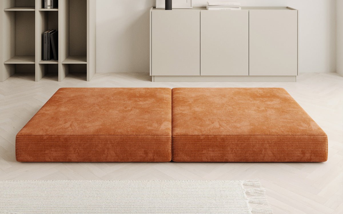 Beistellhocker Lazy i Cordfløjl