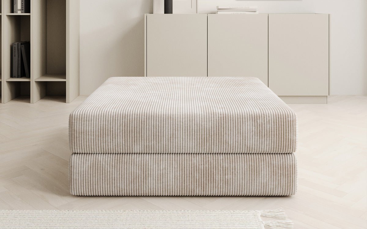 Beistellhocker Lazy i Cordfløjl