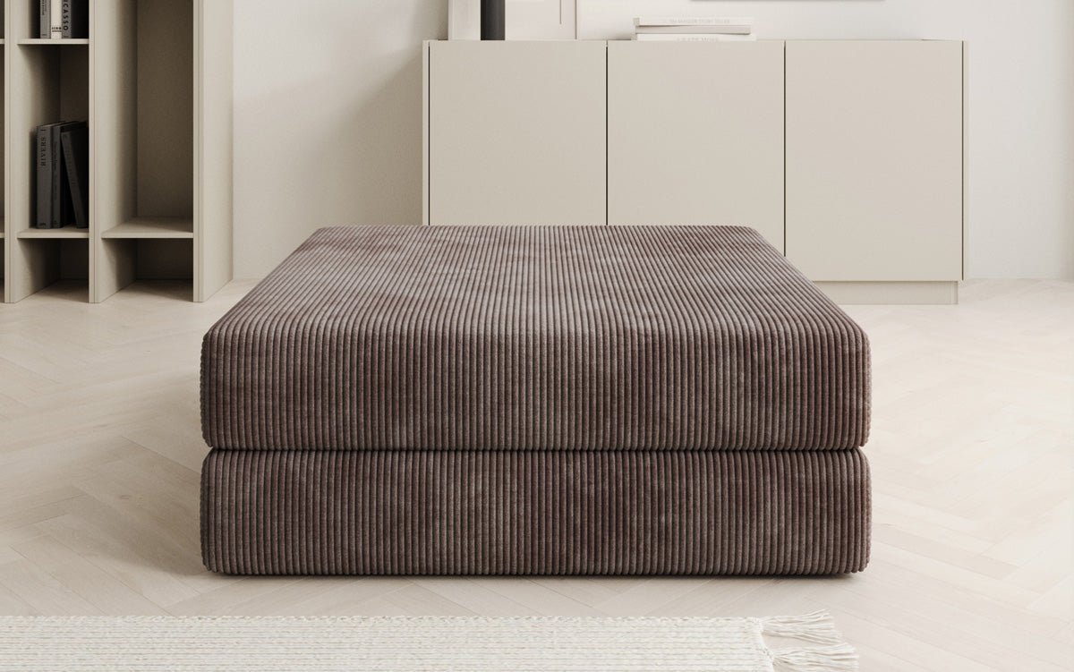 Beistellhocker Lazy i Cordfløjl