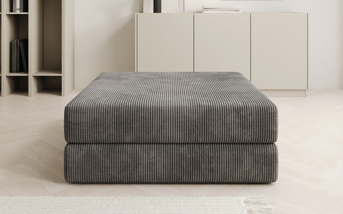 Beistellhocker Lazy i Cordfløjl