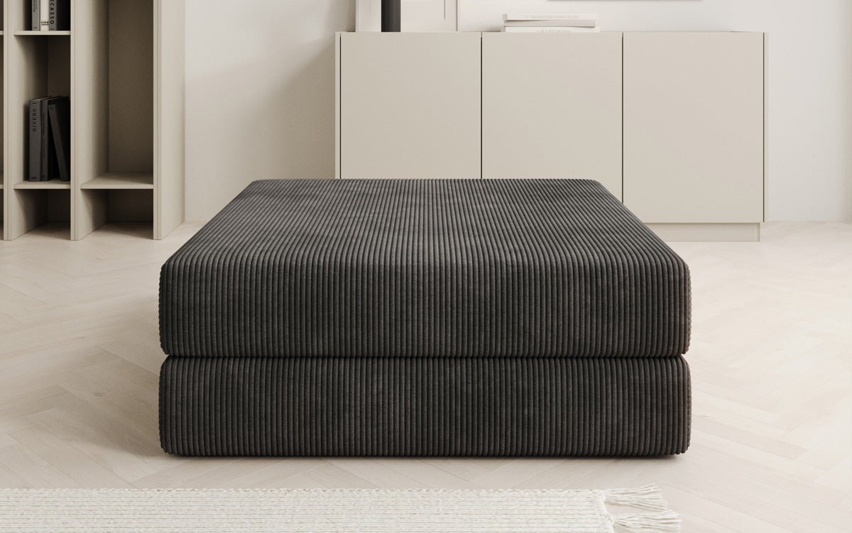 Beistellhocker Lazy i Cordfløjl