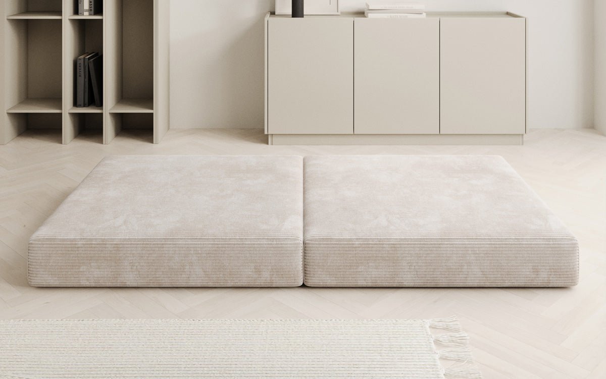 Beistellhocker Lazy i Cordfløjl