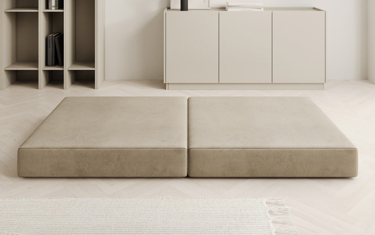 Beistellhocker Lazy i Velour