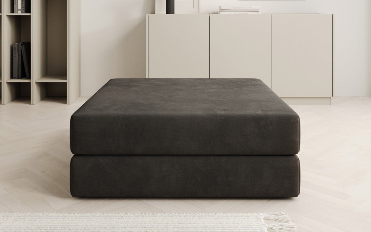 Beistellhocker Lazy i Velour