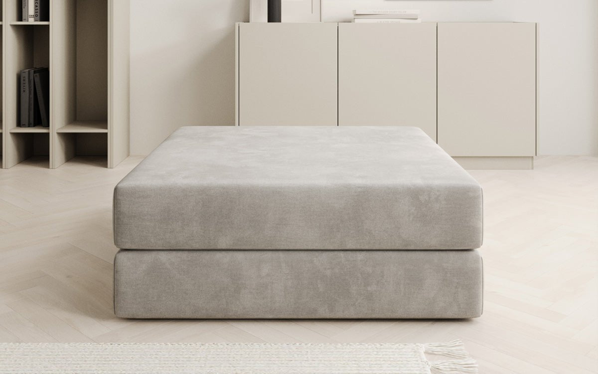 Beistellhocker Lazy i Velour