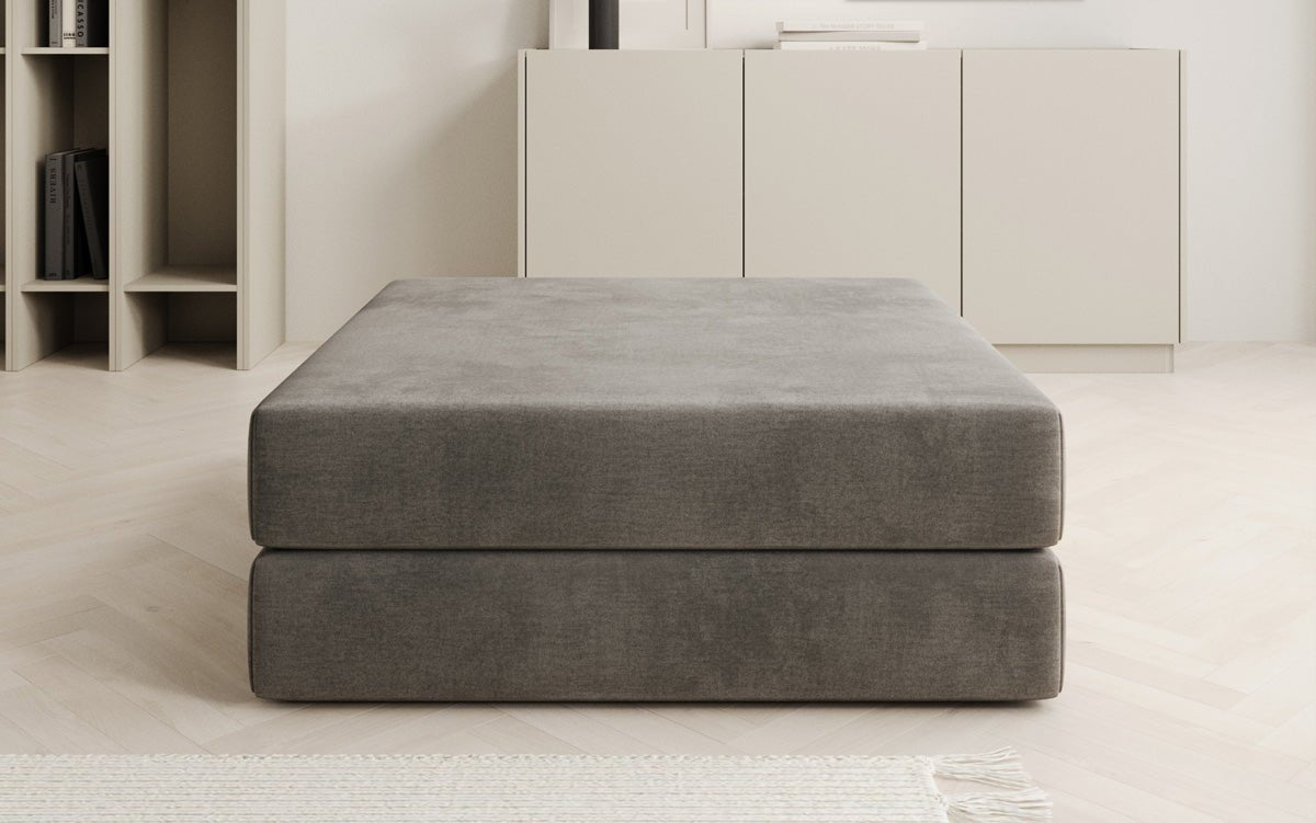 Beistellhocker Lazy i Velour