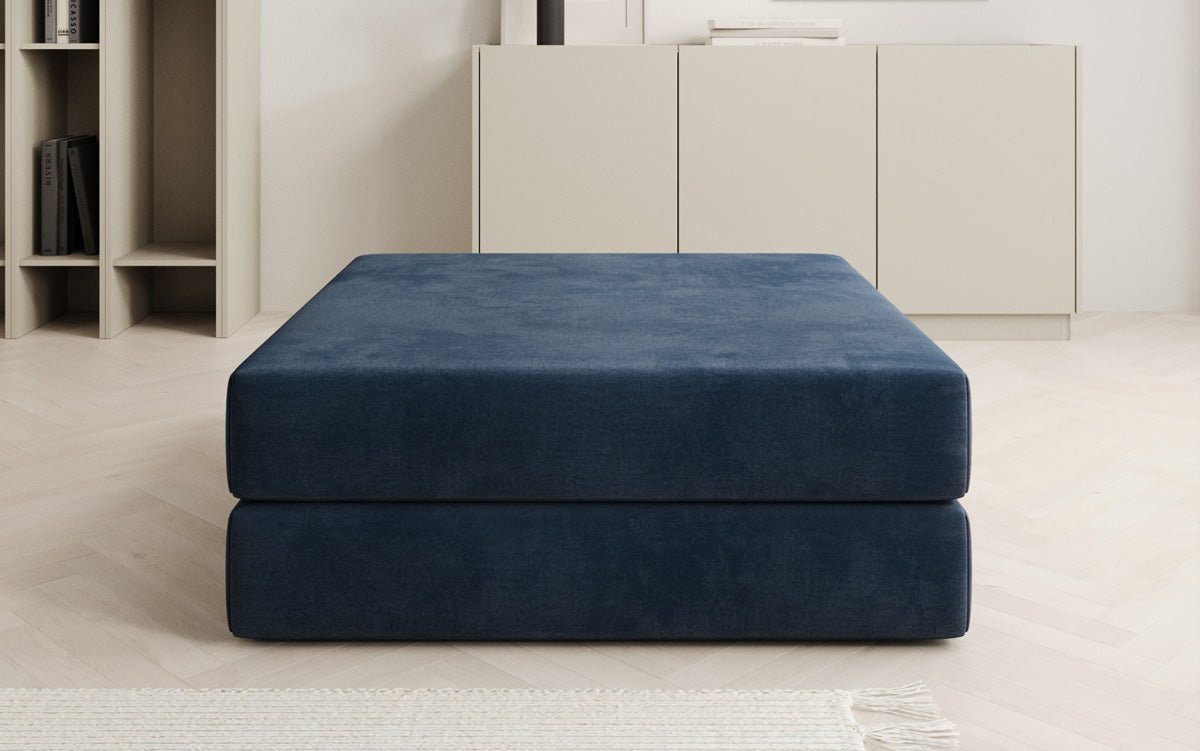 Beistellhocker Lazy i Velour