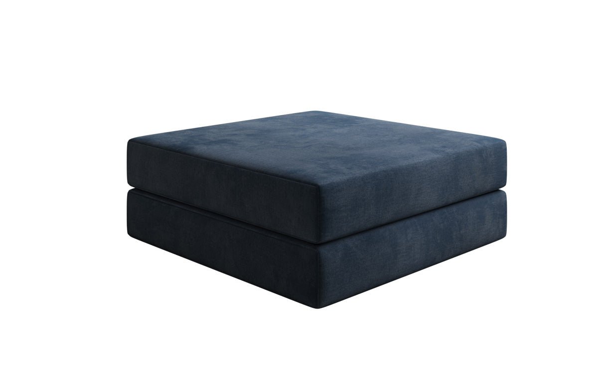 Beistellhocker Lazy i Velour