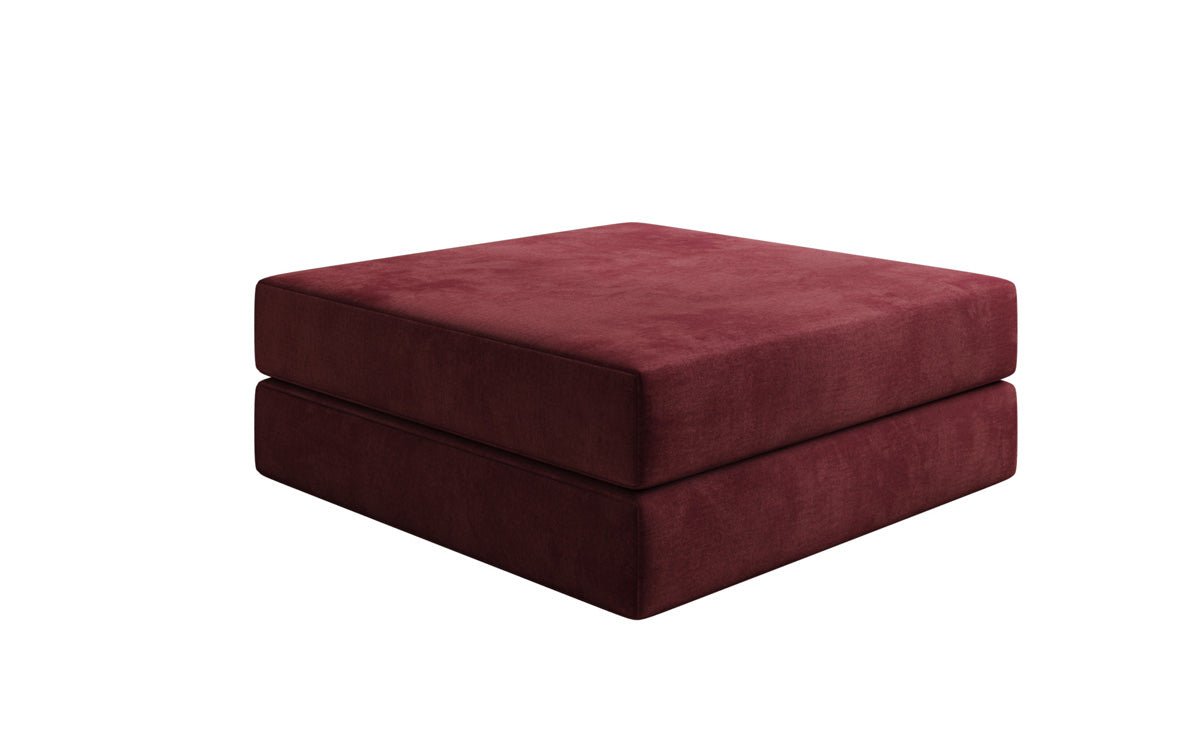 Beistellhocker Lazy i Velour
