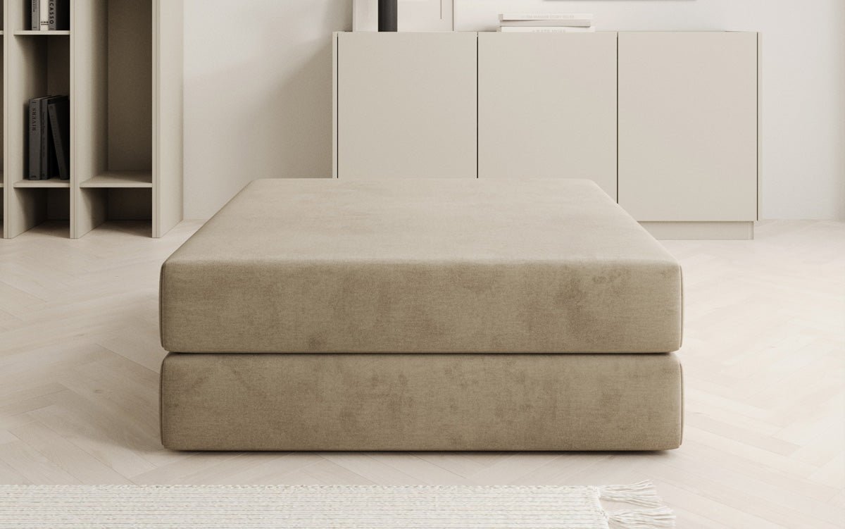 Beistellhocker Lazy i Velour