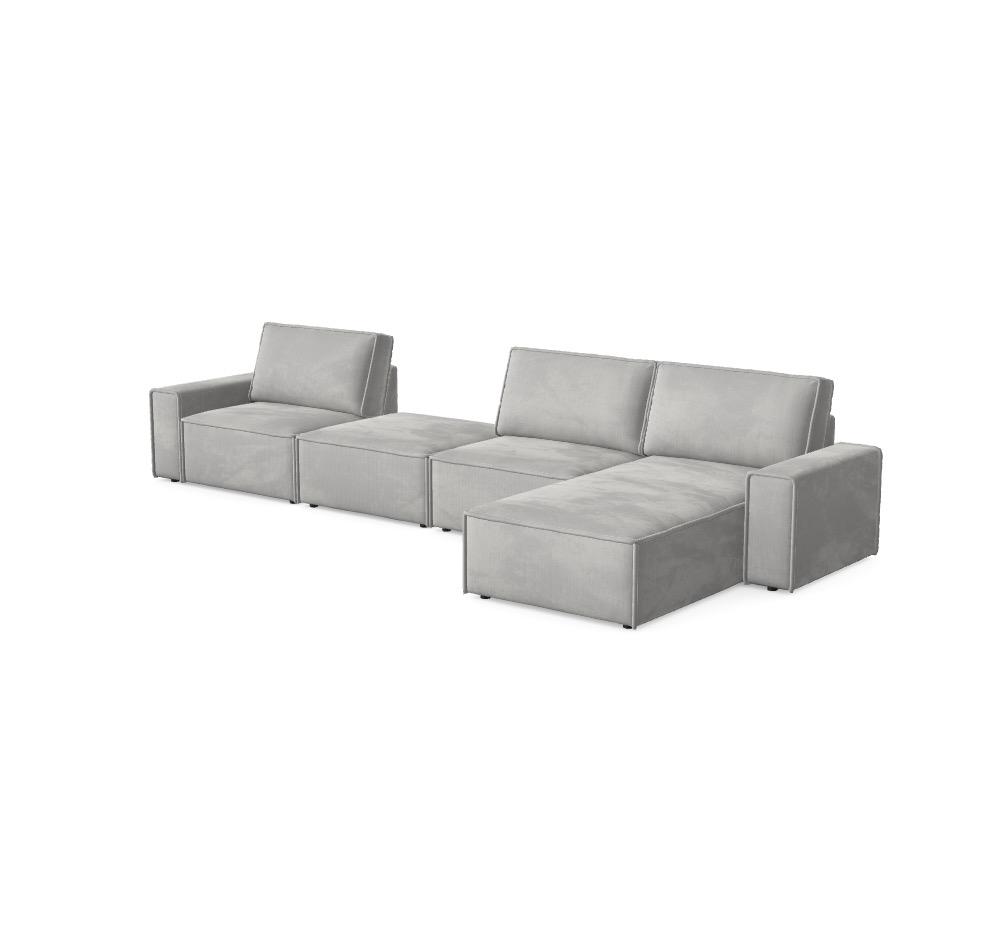 Modulares Sofa Domo - Konfiguriertes Sofa Ref: ZWZLKL