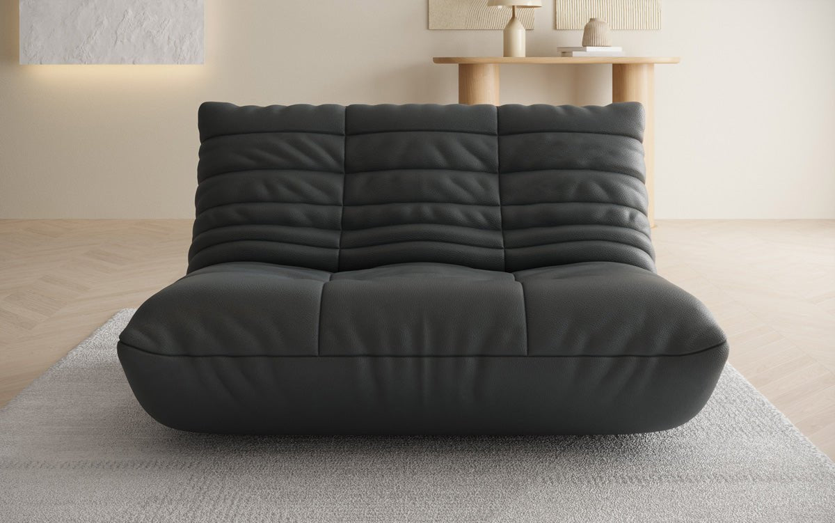 Designer 2-personers sofa Calmo i ægte læder