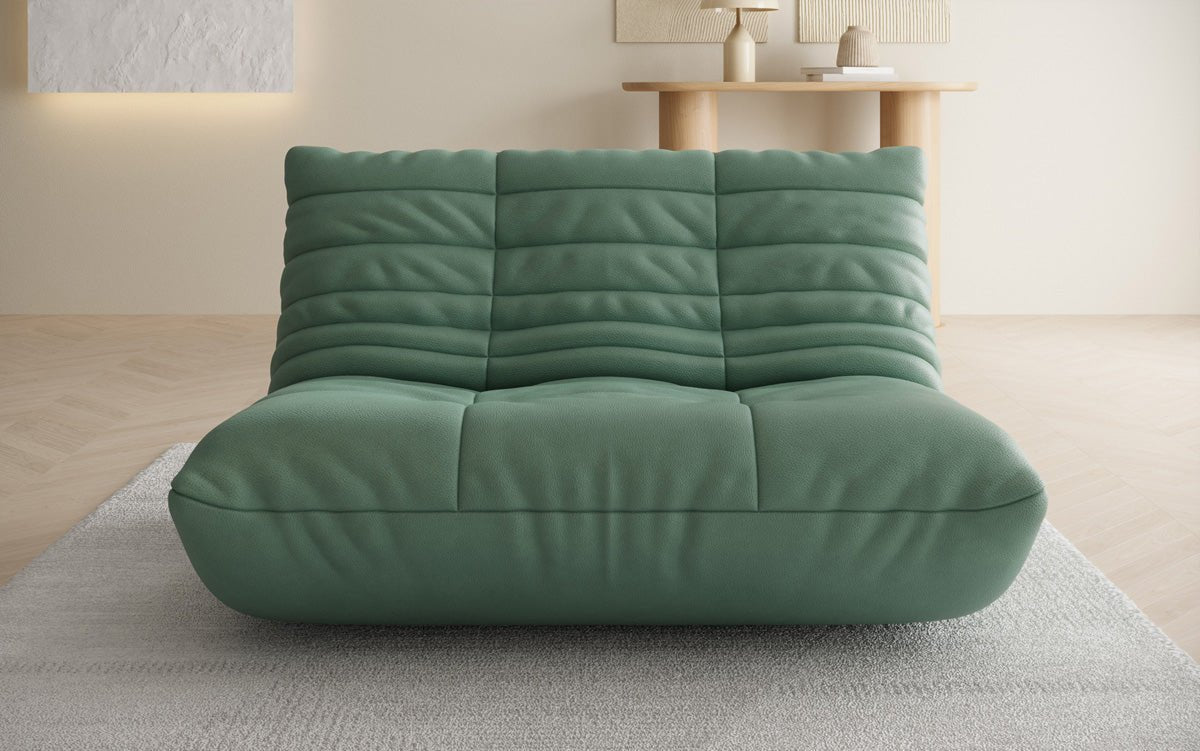 Designer 2-personers sofa Calmo i ægte læder