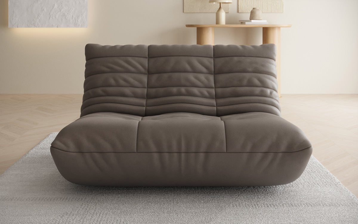 Designer 2-personers sofa Calmo i ægte læder